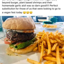 VeegMe - Surf and turf burger w/ a side of nice review lol
