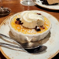 Knoxie's Table - Creme brulee. Way too sweet