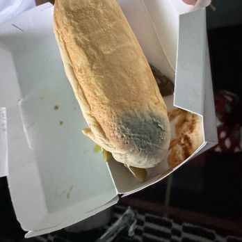 Atomic Burger - Chili dog with mold - Fast Food Near Me - Metairie, Louisiana