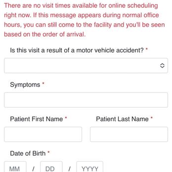Accelerated Urgent Care - Saying they're taking walk ins after I was told no. - Urgent Care Near Me - Bakersfield, California Accelerated Urgent Care - Saying they're taking walk ins after I was told no. - Urgent Care Near Me - Bakersfield, California