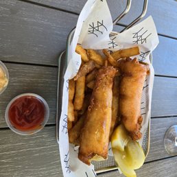 Salmon Fish and Chips