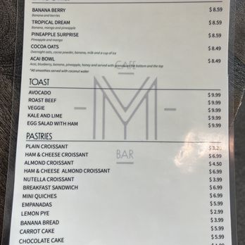 Cafe Moonday - Menu - Cafes Near Me - Dania Beach, Florida