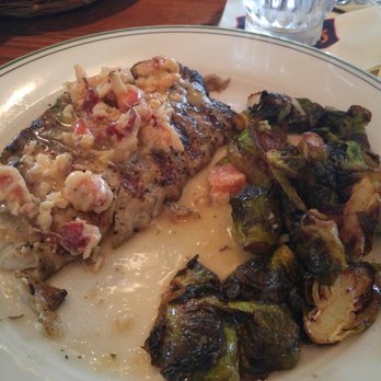 Grace's - Red snapper and brussel sprouts! Just deelish! - American Near Me - Houston, Texas