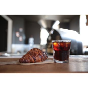 Devout Coffee - Crispy croissant with cold brew! - Coffee Roasteries Near Me - Fremont, California