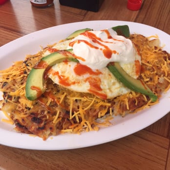 SC Cafe - Spuds with sausage, 2 eggs over medium. - American Near Me - San Clemente, California