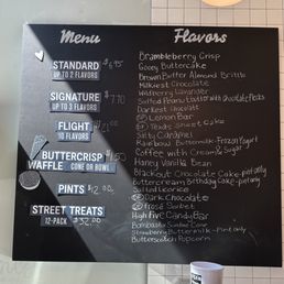 Flavors Menu Flavors Menu