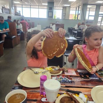 Papa Jack's Country Kitchen - Enormous pancakes, some sausage and bacon, coffee, milk - Southern Near Me - Buford, Georgia Papa Jack's Country Kitchen - Enormous pancakes, some sausage and bacon, coffee, milk - Southern Near Me - Buford, Georgia