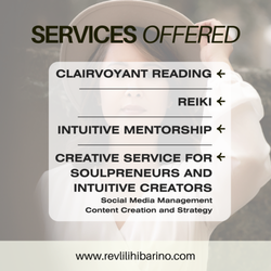 Rev Lili Hibarino - Book your session at www.revlilihibarino.com