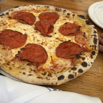Pizzeria Gusto - cheese pizza with pepperoni - Pizza Near Me - Oklahoma City, Oklahoma Pizzeria Gusto - cheese pizza with pepperoni - Pizza Near Me - Oklahoma City, Oklahoma