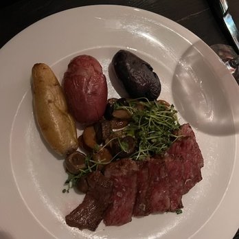 Gordon Ramsay Hell's Kitchen - Not on the menu today, but an awesome dish of Wague Steak. Very tender. - Steakhouses Near Me - Stateline, Nevada