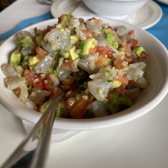 Mariscos La Palmita - Closer shot of the shrimp ceviche. - Seafood Near Me - Cabo San Lucas, BCS Mariscos La Palmita - Closer shot of the shrimp ceviche. - Seafood Near Me - Cabo San Lucas, BCS
