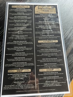Menu photo 2 Mingo Creek Tavern Eighty Four, PA Menu photo 2 Mingo Creek Tavern Eighty Four, PA