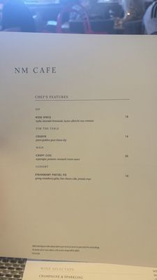 Menu photo 1 NM Café Las Vegas, NV