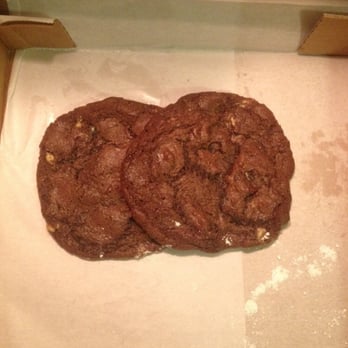 Red Eye Cookie - double chocolate Andes mint cookies. so good and still delectably gooey upon arrival - Desserts Near Me - Richmond, Virginia Red Eye Cookie - double chocolate Andes mint cookies. so good and still delectably gooey upon arrival - Desserts Near Me - Richmond, Virginia