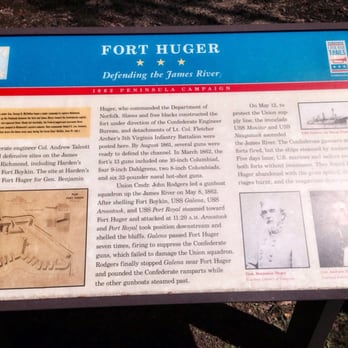 Fort Huger - Placard - Landmarks & Historical Buildings Near Me - Smithfield, Virginia Fort Huger - Placard - Landmarks & Historical Buildings Near Me - Smithfield, Virginia