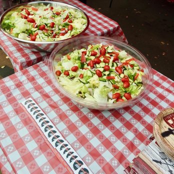 Forrest Fire BBQ - Cannot forget the all Fresh Green Salad!! - Caterers Near Me