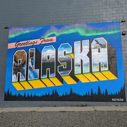 Greetings from Alaska Mural