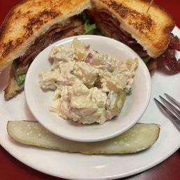 BLT and potato salad