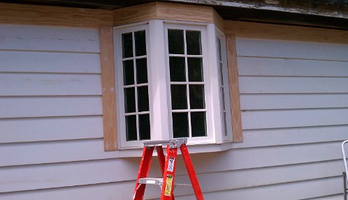 Slide of Frank remodeling