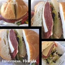 Brooklyn Deli Too - Salami sandwich on a bulkie roll. Heavy, medium or light , related to meat "load"... I requested light. Checkout my pic! Yum!