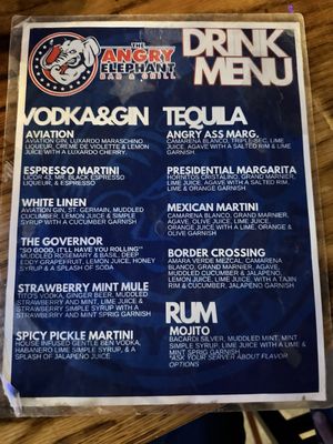 Menu photo 7 The Angry Elephant Little Elm, TX