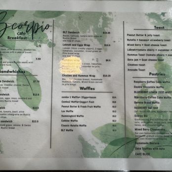 Scorpio Cafe - Menu - Coffee & Tea Near Me - Seattle, Washington Scorpio Cafe - Menu - Coffee & Tea Near Me - Seattle, Washington