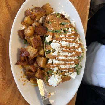 The Blueberry Muffin - Avocado Street Corn Toast - Breakfast & Brunch Near Me - Kingston, Massachusetts