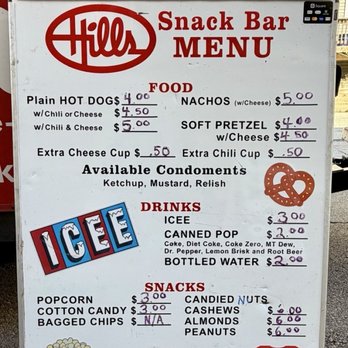 Hills Snack Bar - Hills menu in October 2025 - Food Trucks Near Me Hills Snack Bar - Hills menu in October 2025 - Food Trucks Near Me