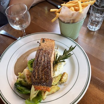 Tartine - Pan Roasted Atlantic Salmon - French Near Me - New York, New York Tartine - Pan Roasted Atlantic Salmon - French Near Me - New York, New York