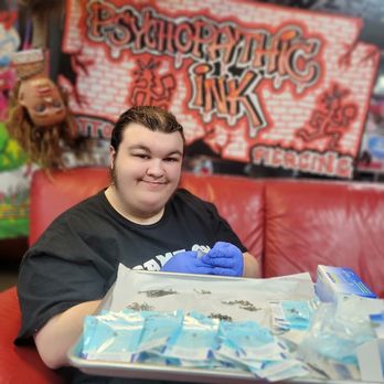 Psychopathic Ink Tattoos & Piercings - Stop in and let Laytn help you with your next piercing. - Tattoo Near Me - Bloomington, Illinois Psychopathic Ink Tattoos & Piercings - Stop in and let Laytn help you with your next piercing. - Tattoo Near Me - Bloomington, Illinois