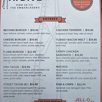 Hi Dive - Menu - Dive Bars Near Me - San Francisco, California