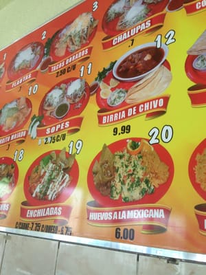 Menu photo 2 El Senor Taco Los Angeles, CA