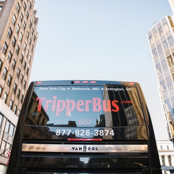 Tripper Bus - Tripper Bus in NYC after a trip from Arlington. - Buses Near Me - Arlington, Virginia Tripper Bus - Tripper Bus in NYC after a trip from Arlington. - Buses Near Me - Arlington, Virginia
