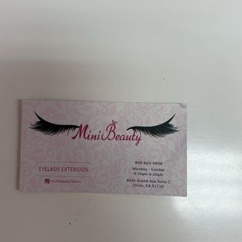 Mini Beauty Eyelash - Eyelash Service Near Me - Chino, California