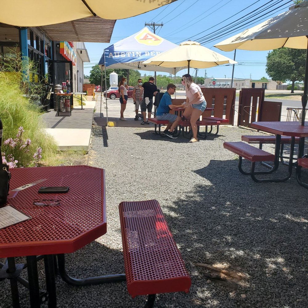 Austin Beerworks - Reservation check-in kiosk, masks required - Breweries Near Me - Austin, Texas