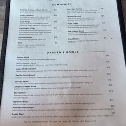 Menu Menu