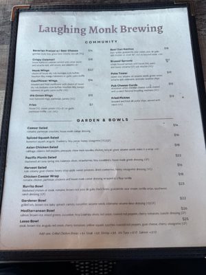 Menu photo 5 Laughing Monk Brewing Scotts Valley, CA Menu photo 5 Laughing Monk Brewing Scotts Valley, CA