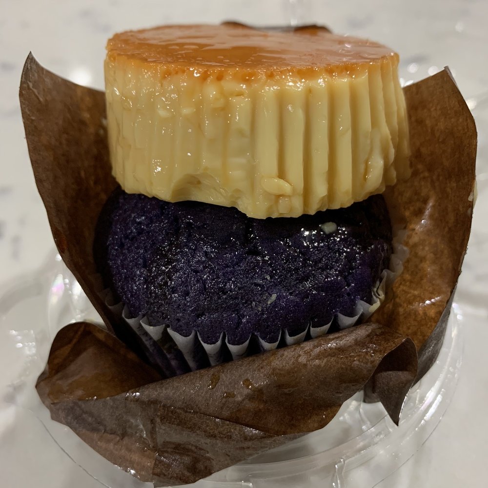 Cafe 86 - Ube Leche Flan Cupcake - Desserts Near Me - Chula Vista, California Cafe 86 - Ube Leche Flan Cupcake - Desserts Near Me - Chula Vista, California