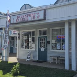 Davenport’s Barbershop - Front of Davenport's Barber Shop
