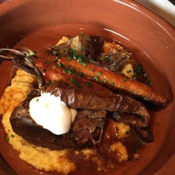 Seasons 52 - Short Rib with Grits and cheese - New American Near Me - Costa Mesa, California