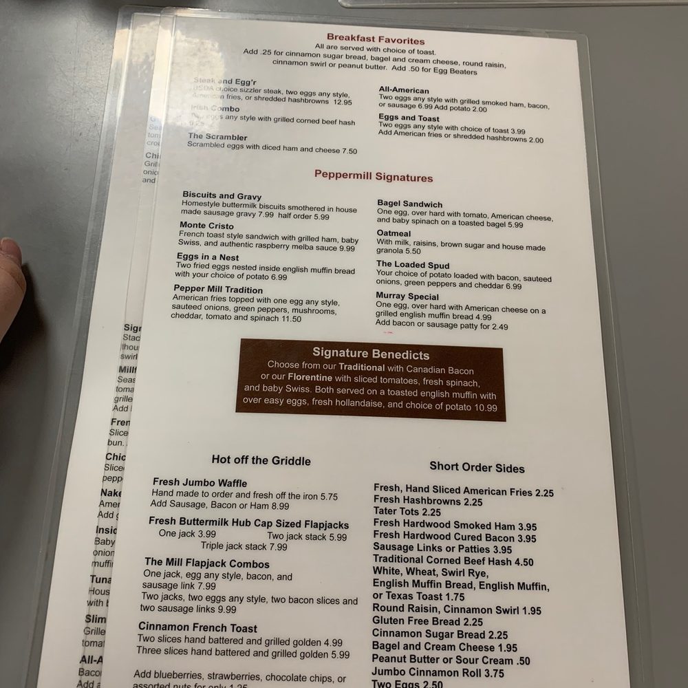 Peppermill Cafe - Breakfast Menu - January 2023 - Breakfast & Brunch Near Me - Grand Rapids, Michigan Peppermill Cafe - Breakfast Menu - January 2023 - Breakfast & Brunch Near Me - Grand Rapids, Michigan