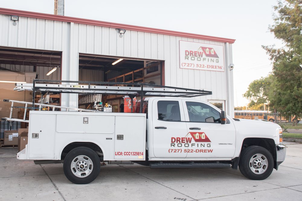 Slide of Drew Roofing
