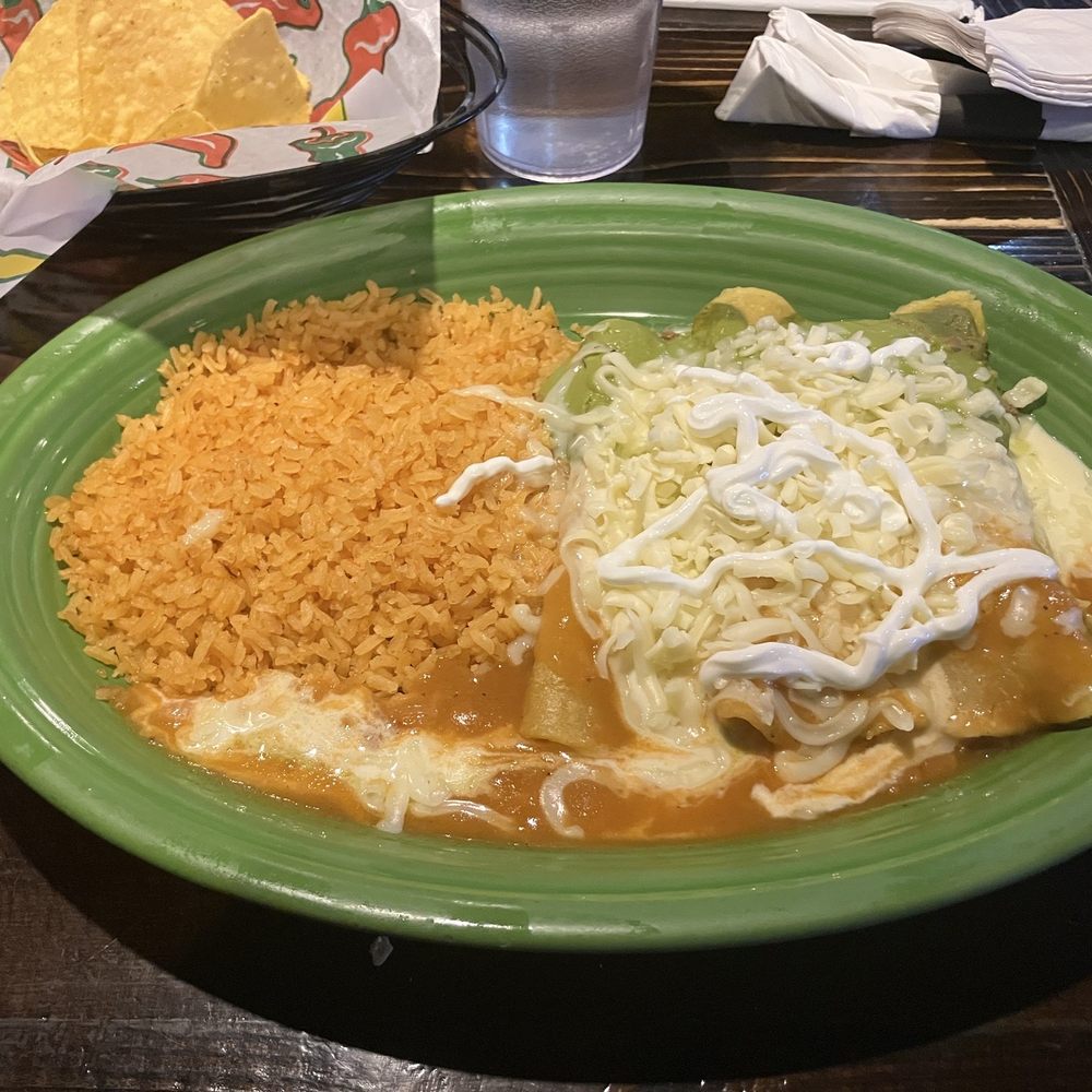 La Caretta - Enchilada trio...good flavor - Mexican Near Me - Forest, Virginia La Caretta - Enchilada trio...good flavor - Mexican Near Me - Forest, Virginia