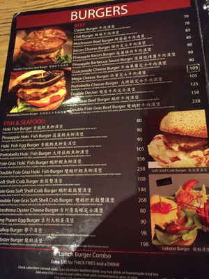 Menu photo 4 Burgeroom Hong Kong, HK