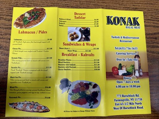 Menu photo 2 Konak Farmingville, NY Menu photo 2 Konak Farmingville, NY