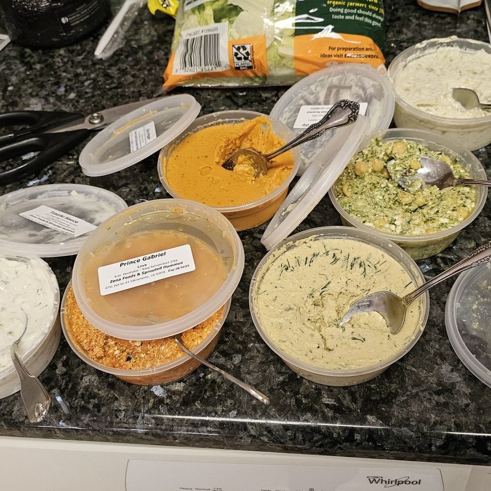 Zenas Kitchen - All of the dips/sauces we tried - Food Delivery Services Near Me