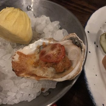 The Atlantic - Oysters with chorizo. forget the actual name. - Seafood Near Me - Virginia Beach, Virginia The Atlantic - Oysters with chorizo. forget the actual name. - Seafood Near Me - Virginia Beach, Virginia