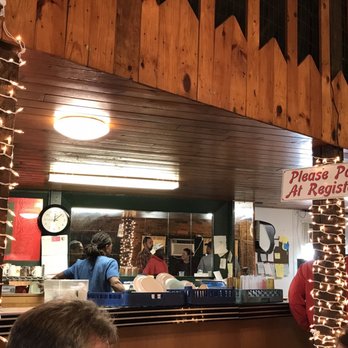 Barb's Country Kitchen & Cakery - Food prep behind an old counter service bar (Now the service is buffet style!) - Southern Near Me - Eufaula, Alabama