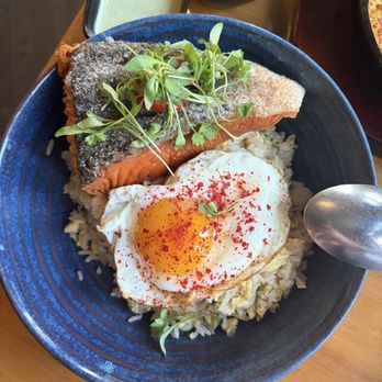 NEP Cafe - Irvine - Salmon Fried Rice - Breakfast & Brunch Near Me - Irvine, California