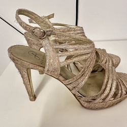 Yakub Shoe Repair - Sparkly gold heels